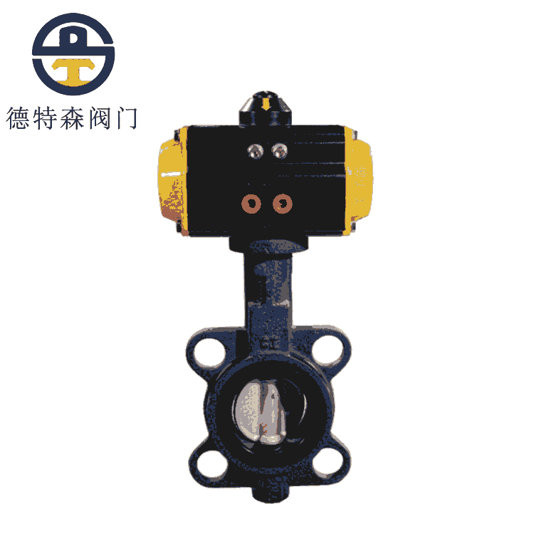 廈門氣動(dòng)對(duì)夾蝶閥D671XP-10/16  廈門德特森閥門廠