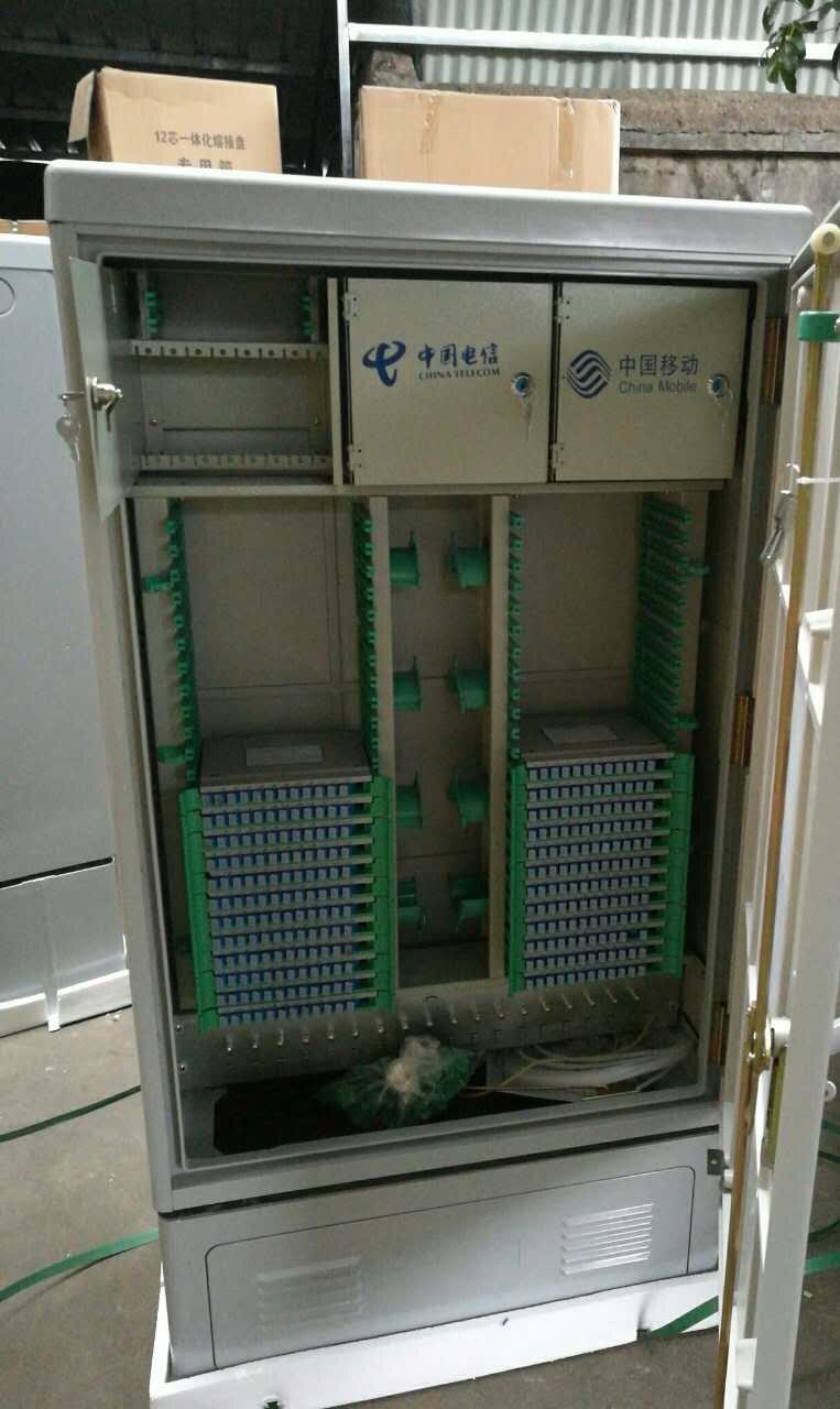 288芯光纜交接箱三網(wǎng)合一576芯光交箱SMC材質(zhì)