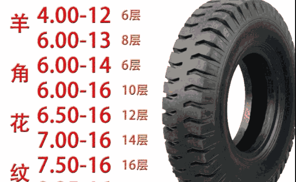 混曲農(nóng)用拖車輪胎都有哪些型號(hào)450-12