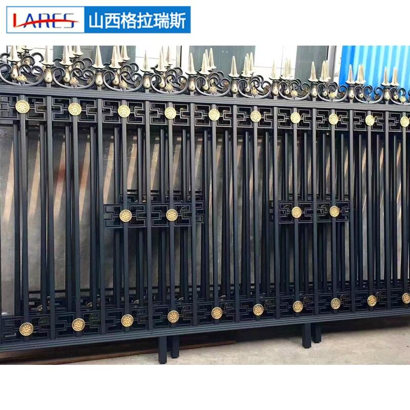 山西呂梁庭院鋁合金護(hù)欄鋁藝護(hù)欄圍欄別墅圍墻欄桿鋅鋼陽臺(tái)柵欄戶外