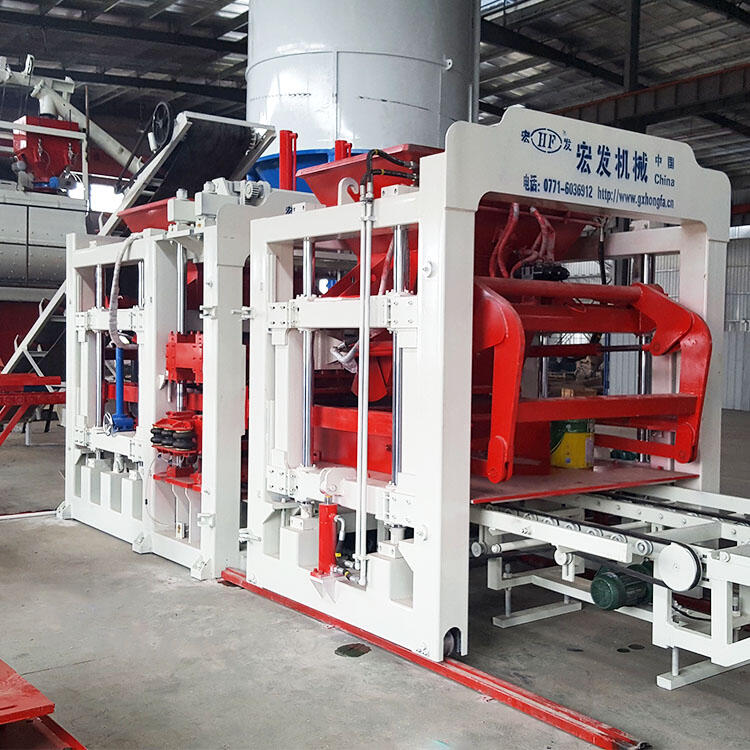 宏發(fā)重工 全自動海綿透水磚生產(chǎn)線 QT12-15F水泥磚機(jī)生產(chǎn)廠家