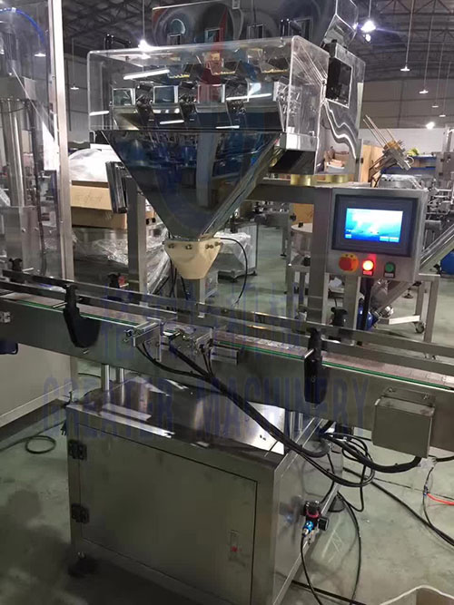 電子秤顆粒灌裝機(jī) 味精、食鹽瓶裝分裝填充灌裝機(jī)
