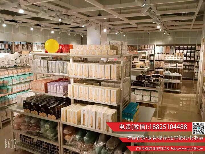 新樂(lè)諾米百貨貨架 諾米衣服邊柜貨架 掛擺中島柜