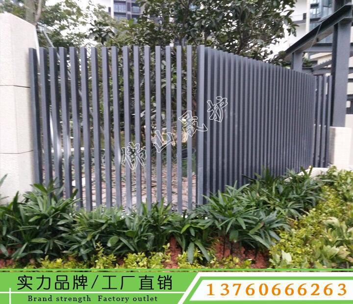 深圳小區(qū)黑色圍墻欄桿 學校鋅鋼護欄 公園鐵藝柵欄現(xiàn)貨