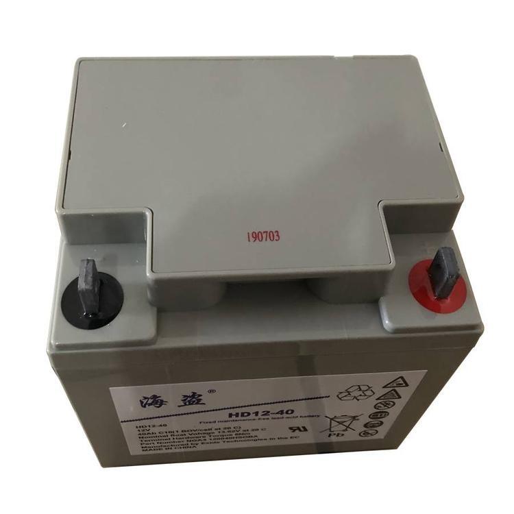 海盜蓄電池HD12-40 12V40AH 機(jī)房UPS儲能 直流屏配套電池