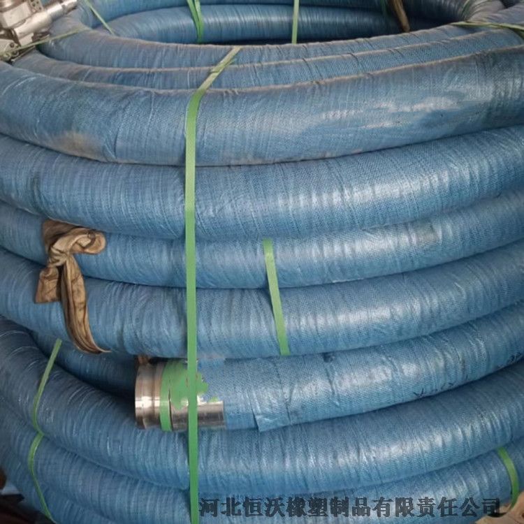 90英尺長度油基管線 黑色夾線橡膠管 耐磨耐壓橡膠軟管  輸油橡膠管 河北恒沃橡塑