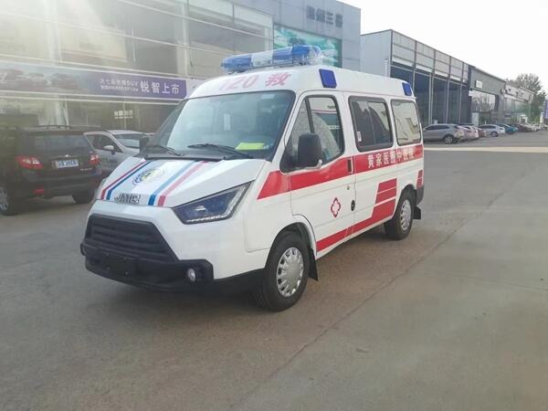 江鈴特順轉(zhuǎn)運(yùn)型救護(hù)車(chē)現(xiàn)車(chē)，運(yùn)輸型急救車(chē)廠家