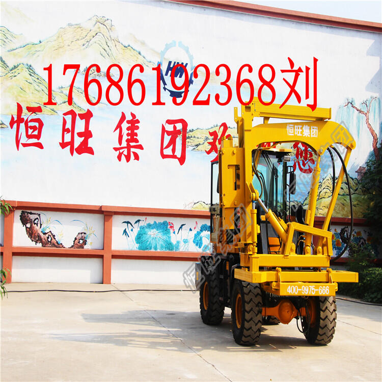 20裝載式護(hù)欄打樁機(jī) 公路護(hù)欄打拔鉆一體機(jī) 多功能打樁機(jī)