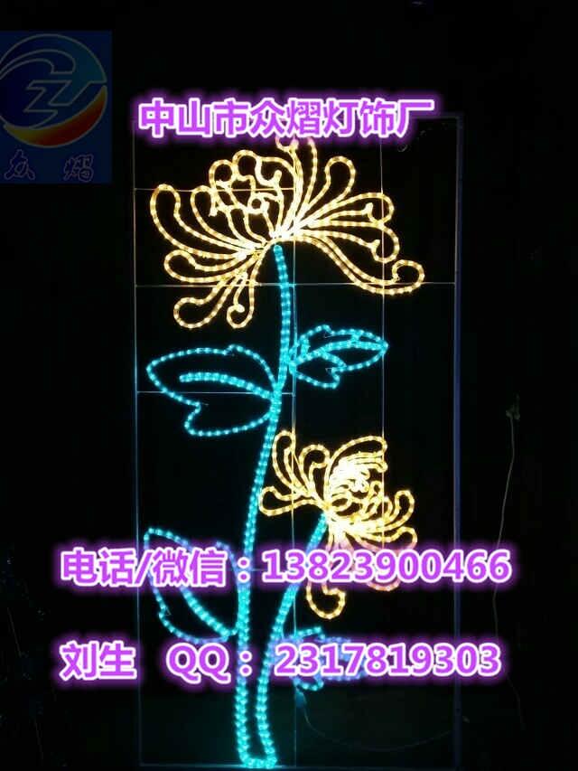 led燈桿雙臂路燈 led中國結(jié) 路燈桿裝飾 春節(jié)亮化三連串燈籠
