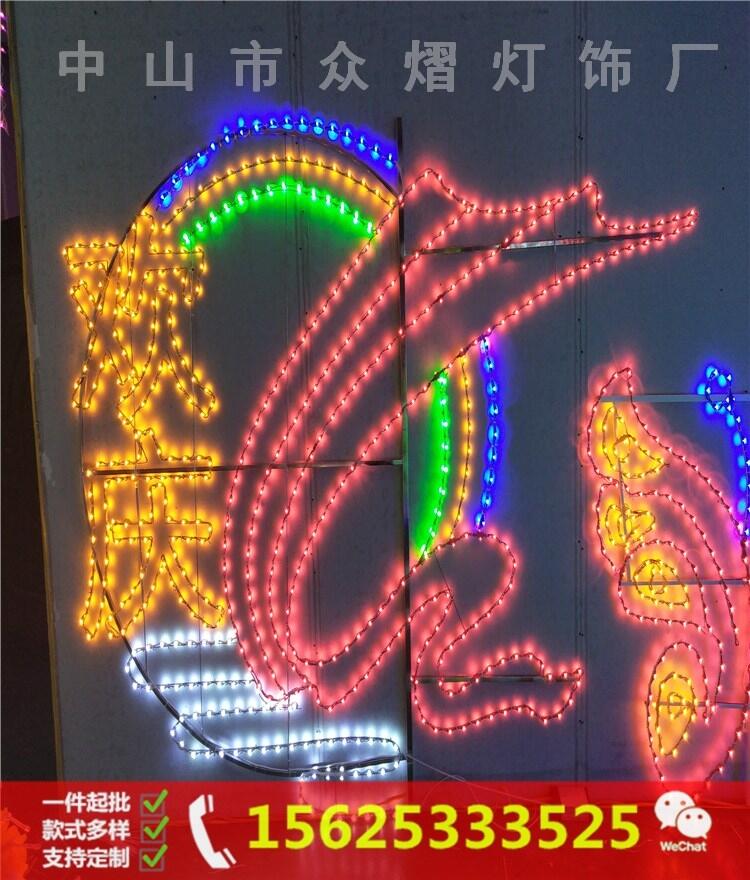 廈門跨街燈廠家led燈籠 過街燈 平面景觀亮化
