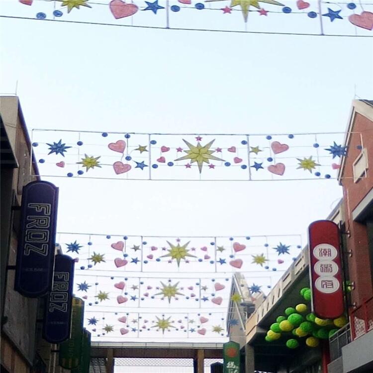 馬到成功燈桿  商業(yè)街裝飾   亞克力中國結(jié)