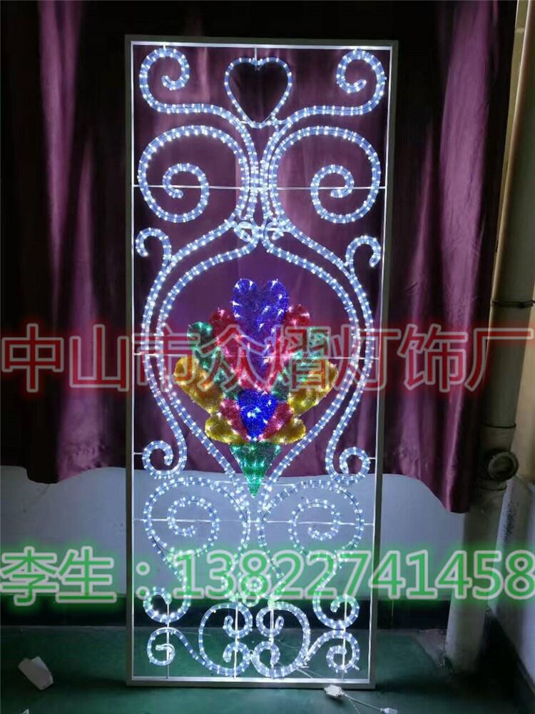 led中國結，福字雙耳結，西安古建筑發(fā)光中國結燈