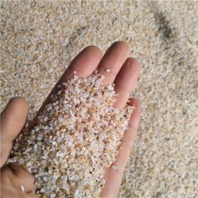 水處理行業(yè)過濾凈水材料 含硅量精制石英砂濾料