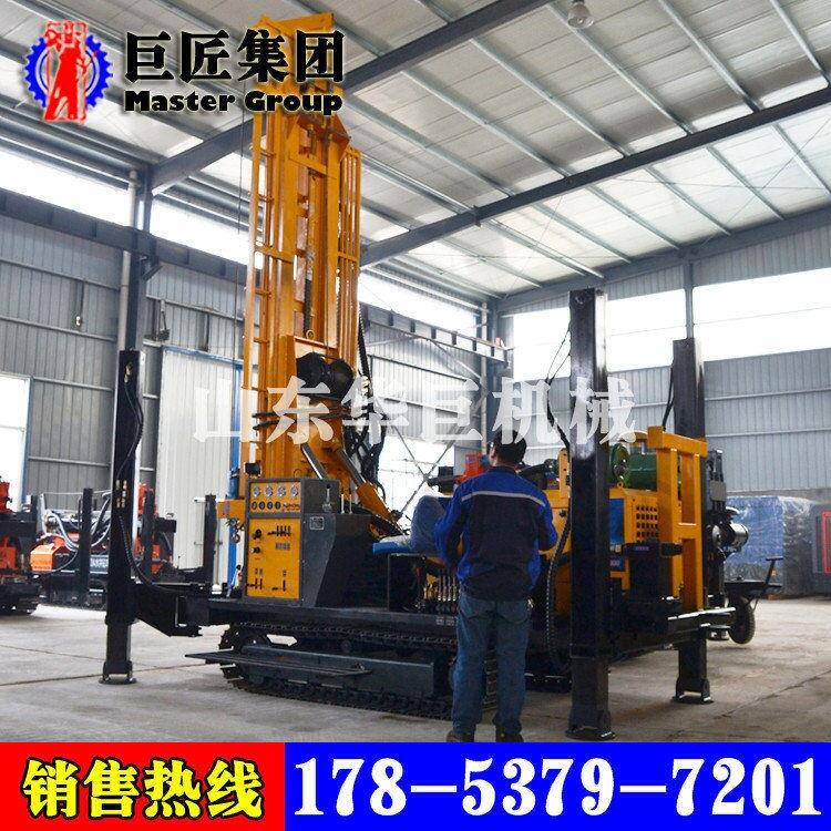 600型履帶式氣動(dòng)水井鉆機(jī)工程民用地溫鉆井機(jī)山東打井機(jī)