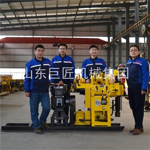 農(nóng)村小型水井鉆機 百米液壓打井機械設(shè)備柴油機動力