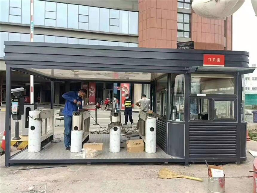 沈陽物業(yè)值班崗亭，遼寧省內崗亭，白鋼收費亭報價廠家