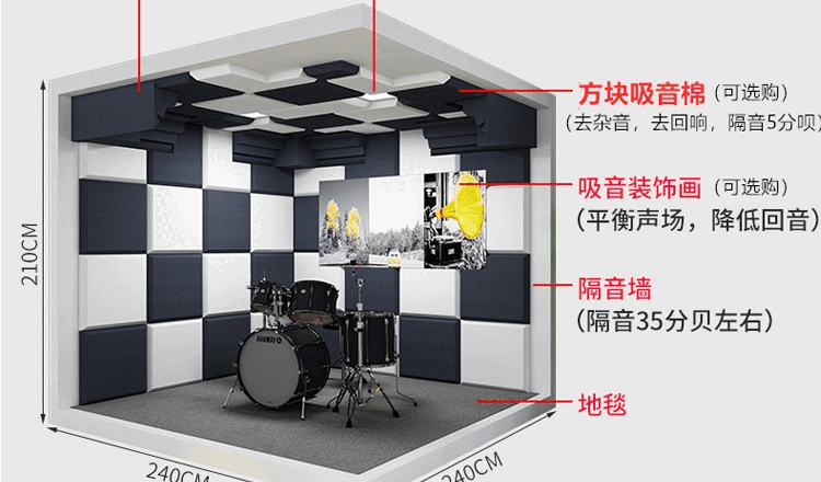 河南測(cè)聽室定做廠家  聽力檢測(cè)室來(lái)圖制作