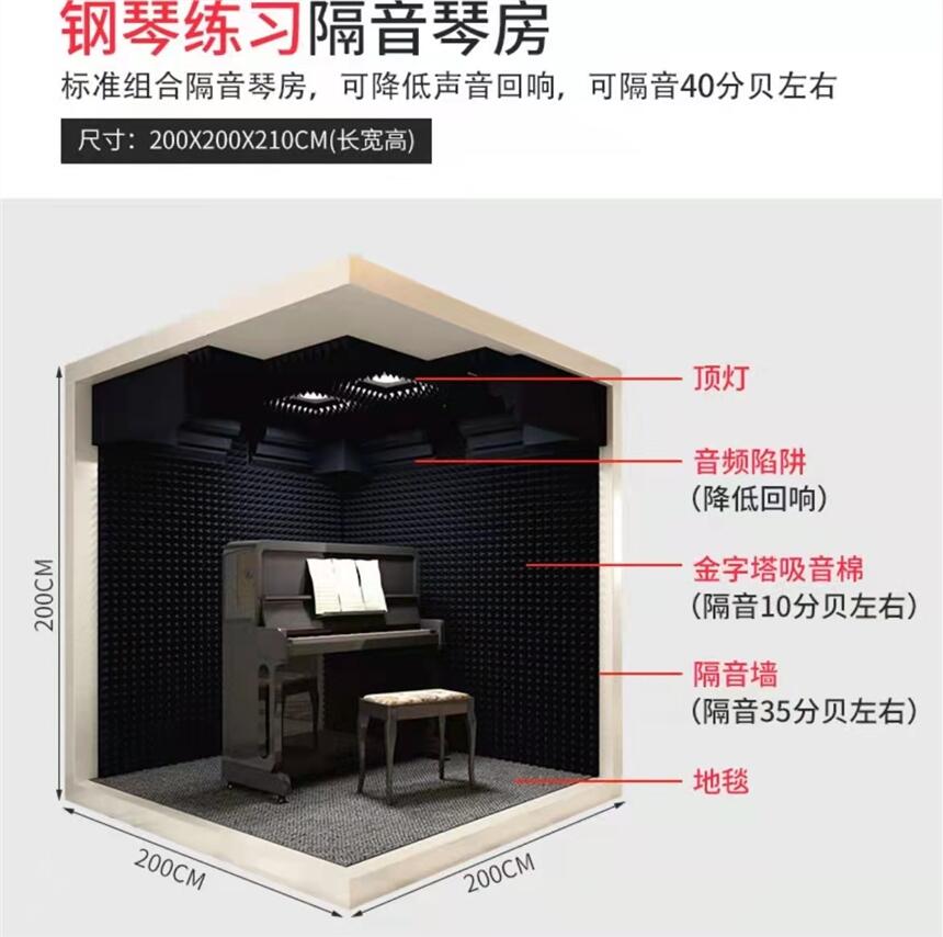 海南鋼琴房  聽力檢測室來圖制作