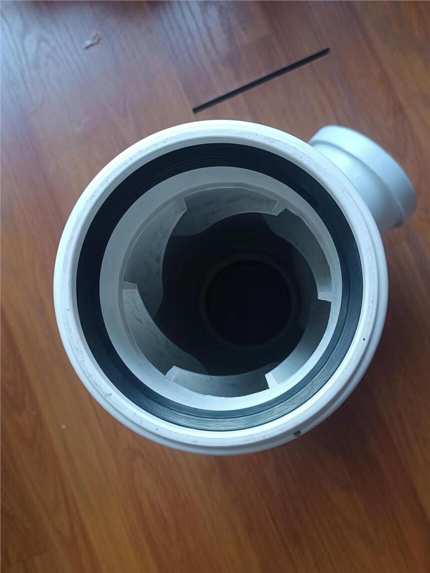 威文管道新逸牌聚乙烯HDPE壓蓋式螺旋單葉片靜音排水管、HDPE靜音同層排水