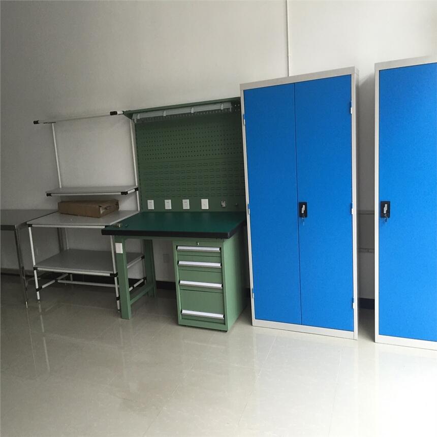 天津防靜電工作臺生產(chǎn)廠家華奧西定制吊柜工作臺 重型工作臺
