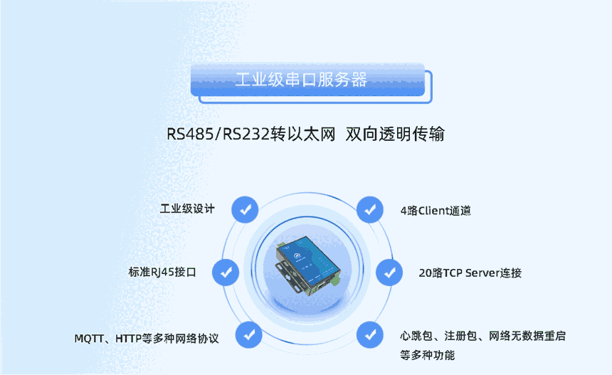 華普物聯(lián)雙串口服務(wù)器 HP-ERS-T200