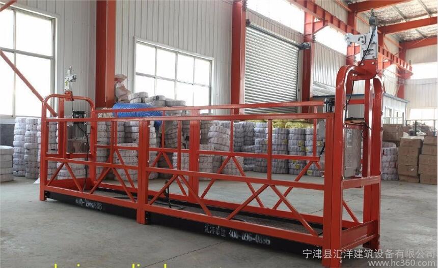 電動吊籃施工廣泛運用率高熱鍍鋅吊籃幕墻省心