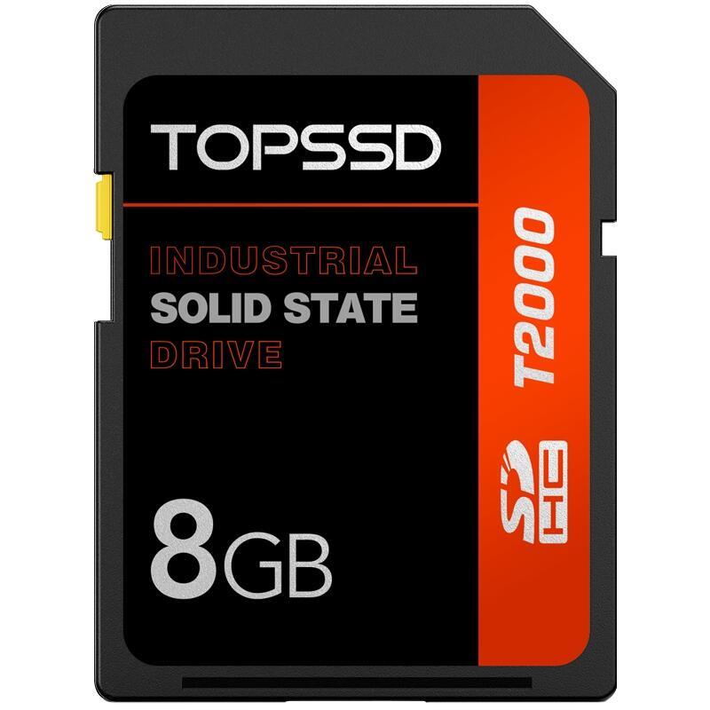 TOPSSD天碩 T2000 工業(yè)級SD卡 8GB SLC工業(yè)SD卡 工業(yè)內(nèi)存卡