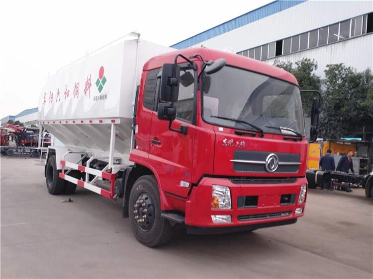 玉樹藏族自治州東風(fēng)天錦10噸飼料車改裝價(jià)_雞飼料散裝飼料車其他專用汽車
