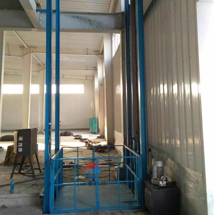 西安導軌式升降機、簡易升降貨梯、海普廠家定制