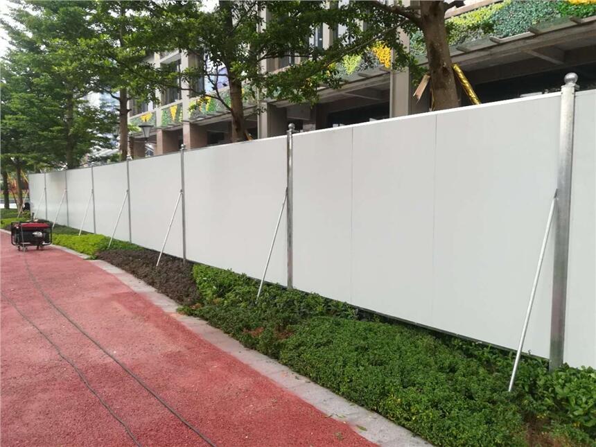 順德市政道路臨時(shí)圍閉彩鋼夾芯板圍檔廠家直銷  支持全國發(fā)貨