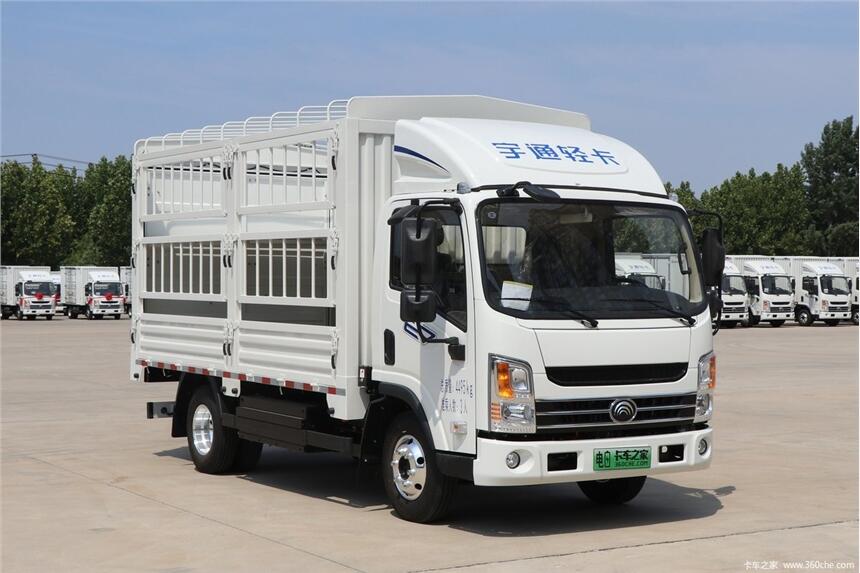 供應(yīng)宇通新能源4米2倉柵載貨車價格