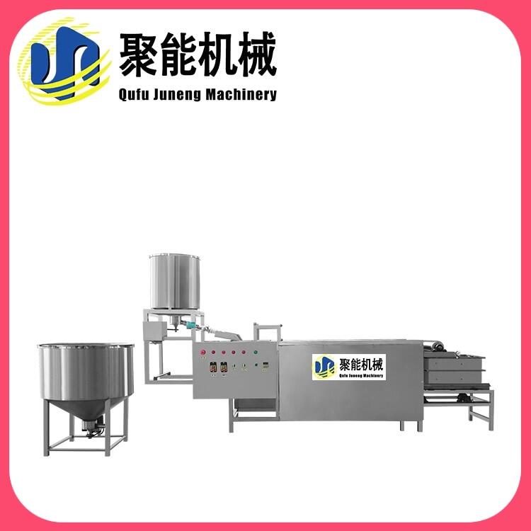太原仿手工豆腐皮機視頻大型豆腐皮機生產線