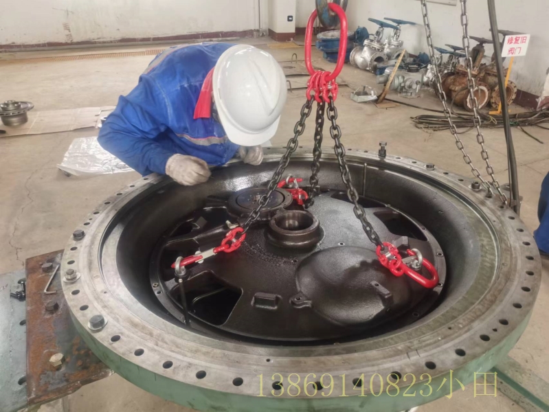 約克K3系列離心壓縮機(jī)YDHL-95VDD機(jī)頭拆解維修保養(yǎng)