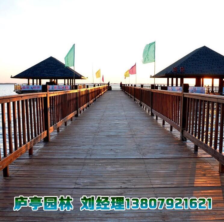 橋實木庭院小木橋碳化木景觀橋戶外弧形拱橋