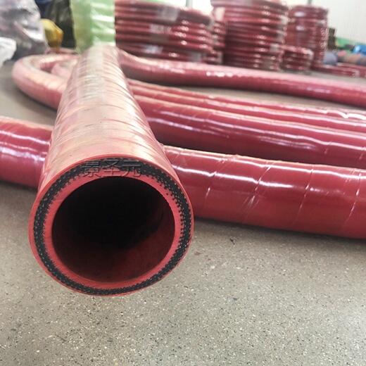 天津DN80DN89電爐水冷膠管壓力8公斤10公斤紅色綠色水電纜無碳膠管