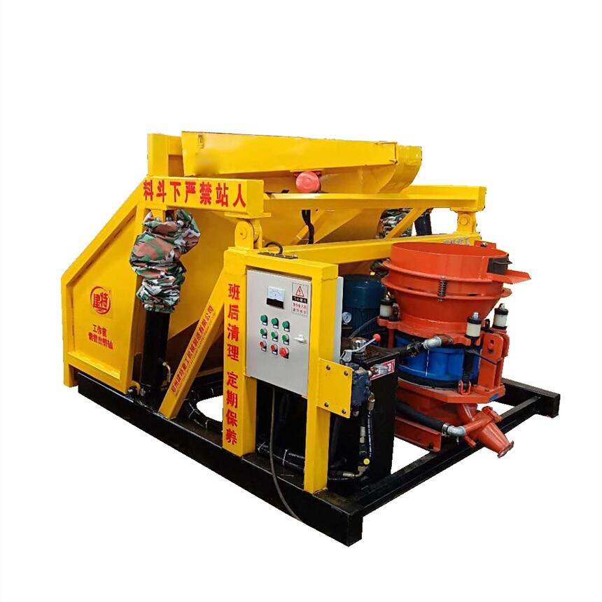 吊裝一拖一噴漿機(jī)，隧道噴漿機(jī)組，噴漿車廠家自動(dòng)上料噴漿機(jī)齊全