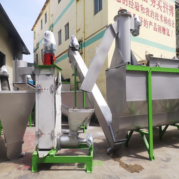家電外殼破碎清洗回收生產(chǎn)線 廢舊電視機破碎回收線