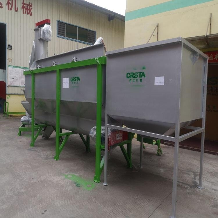 機殼粉碎清洗分離造顆粒設(shè)備，ABS/PS家電外殼破碎清洗回收線