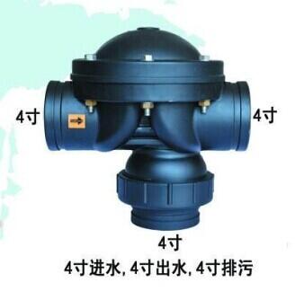 KM58P-4*4*4過濾器用卡箍反沖洗閥