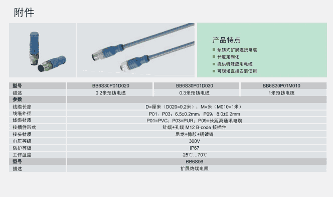 宜科終端電阻BB6S06