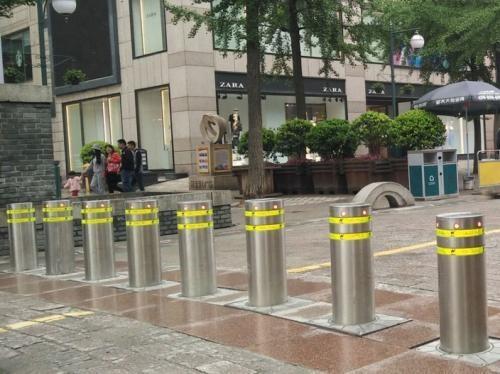 工廠門口升降柱安裝 不銹鋼升降柱 全自動(dòng)升降柱陽江廠家