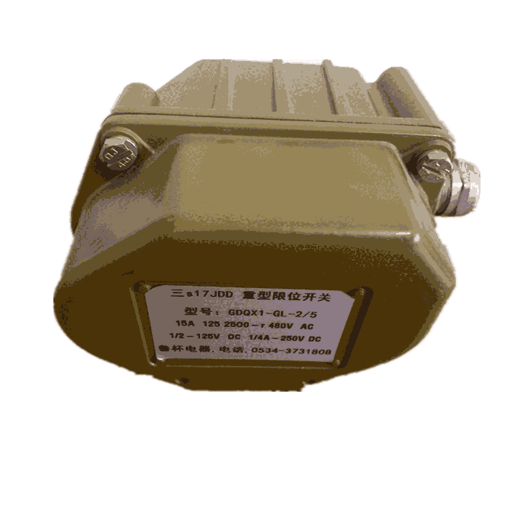 GDQX1-GL-2/5重型限位開關(guān)用于控制機(jī)械設(shè)備的行程及限位保護(hù)