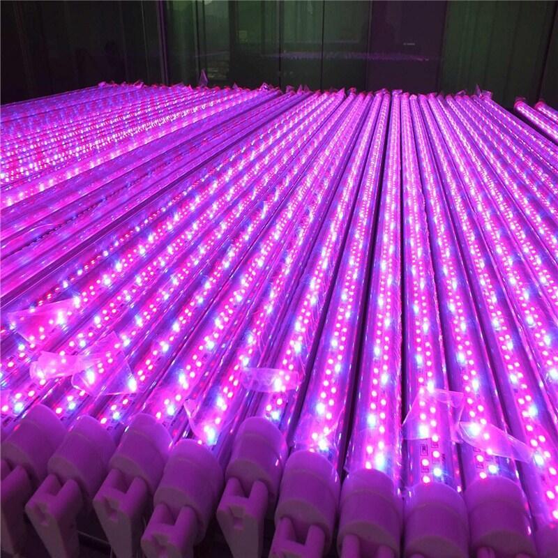 LED植物燈管 T8全光譜植物燈管 植物生長燈管 紅藍光植物燈管  防水植物燈管