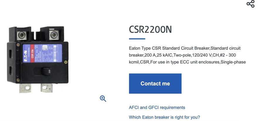 eaton CSR2200N斷路器