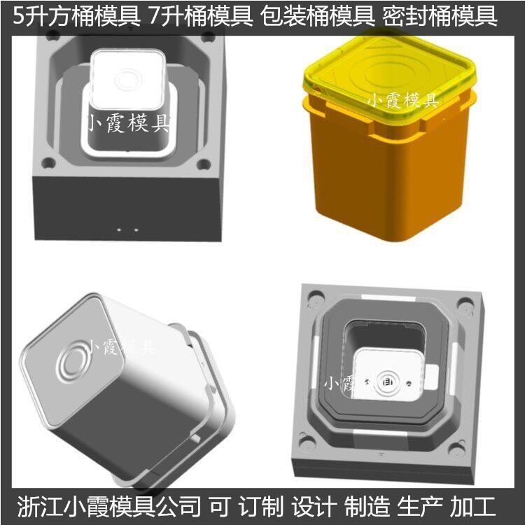 精制塑料涂料桶模具，精品涂料桶模具