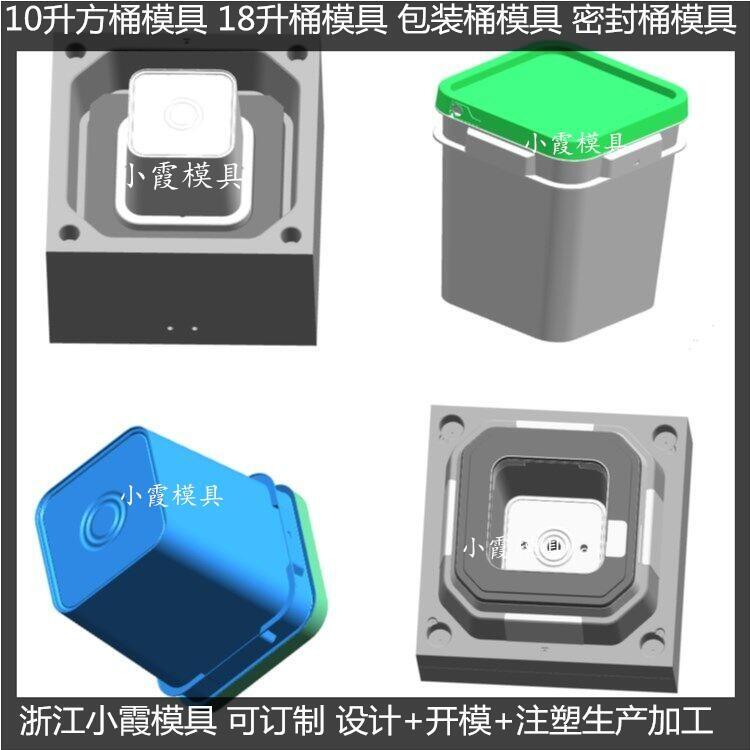 涂料桶注塑模具，生產(chǎn)涂料桶模具