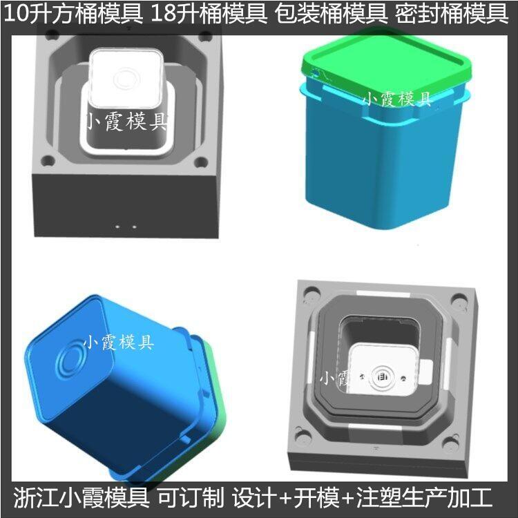 專業(yè)生產(chǎn)涂料桶模具，塑料涂料桶模具加工