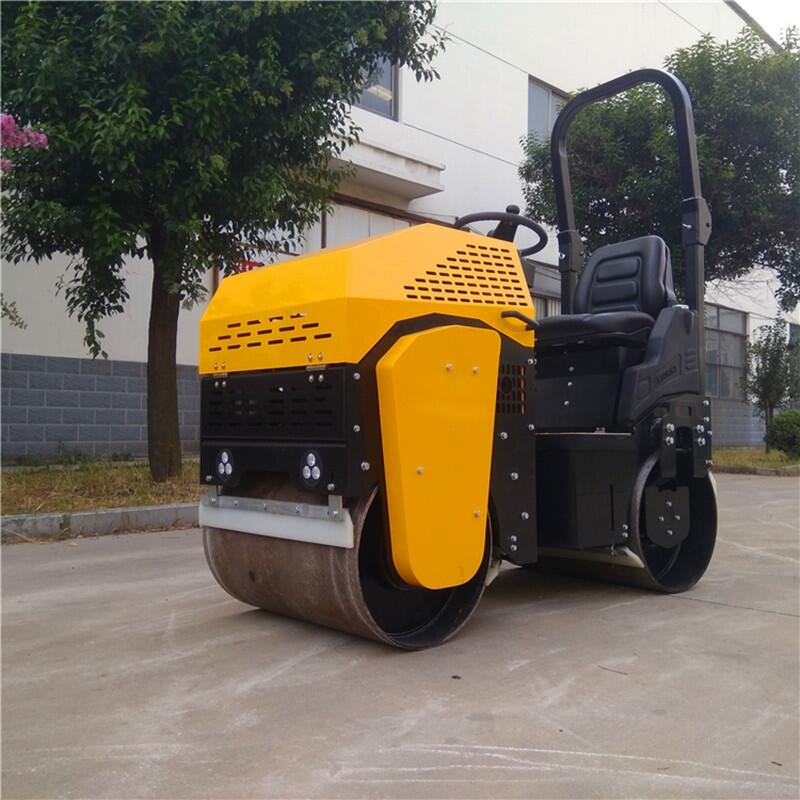 小型座駕式雙鋼輪1噸振動(dòng)壓路機(jī) 修補(bǔ)路面1噸型壓路機(jī)vj特供
