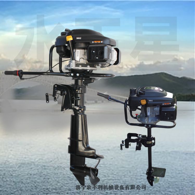 供應(yīng)8馬力掛槳機(jī)漁船汽油船尾機(jī)宗申發(fā)動(dòng)機(jī)螺旋槳圖片