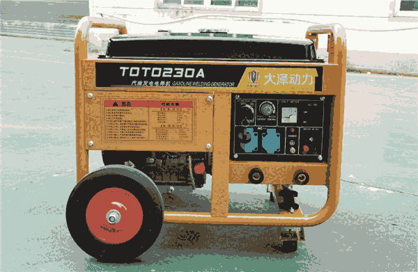 TOTO190A內(nèi)燃動力190A汽油發(fā)電焊機(jī)